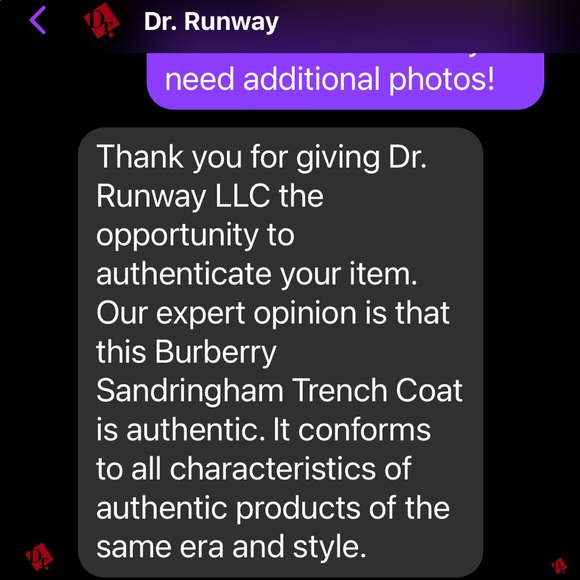 Burberry black sandrigham trench- medium length. - Picture 13 of 13